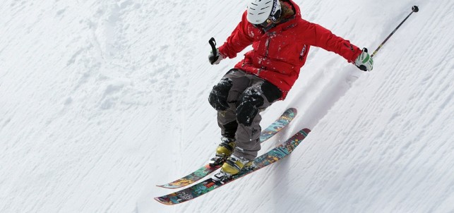 skiing